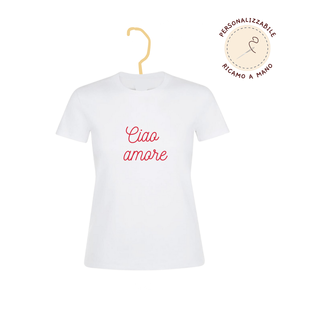 T-shirt frase speciale da donna - Piccino store